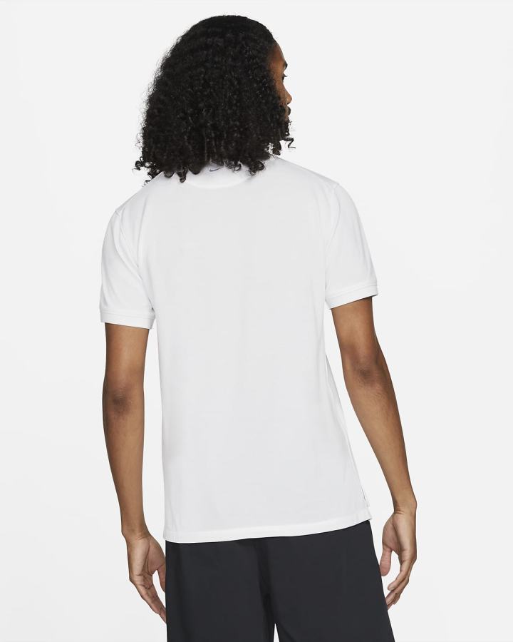 Camisa Polo Nike Slim Fit Hombre Blancas | KBORH-9382