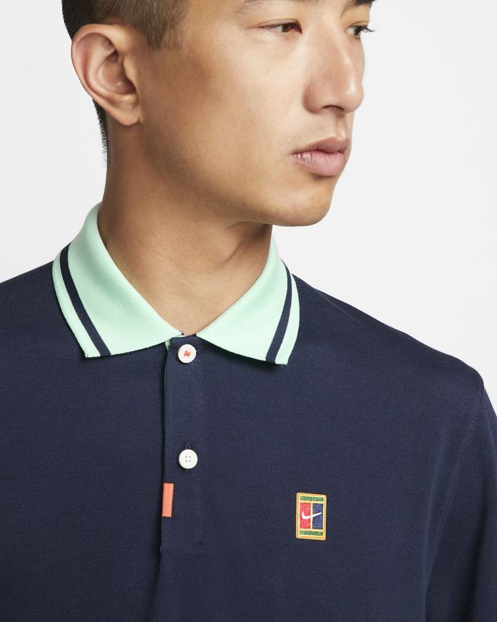 Camisa Polo Nike Slim Fit Hombre Obsidian Verde Menta | HXQWU-2801