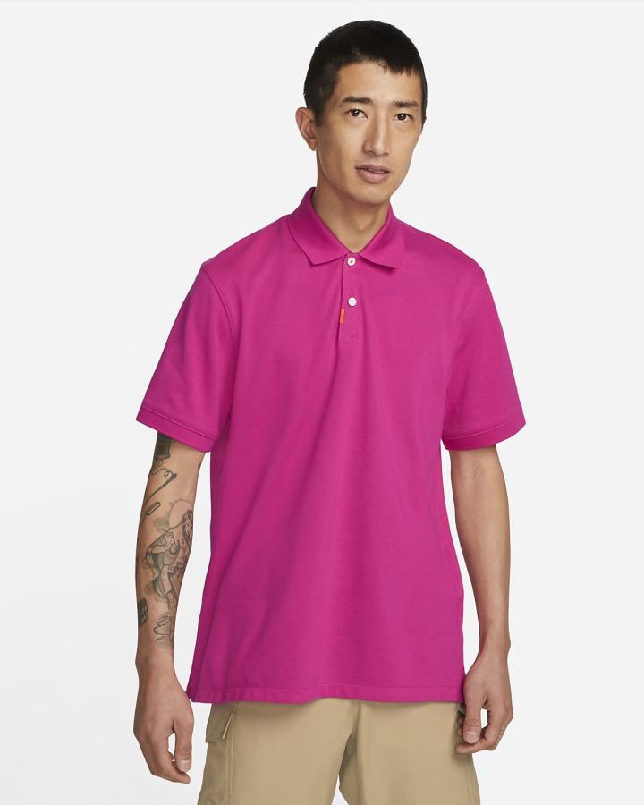 Camisa Polo Nike The Hombre Rosas | NIUWM-4139