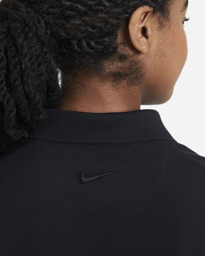 Camisa Polo Nike The Mujer Negras | HXEGY-5139