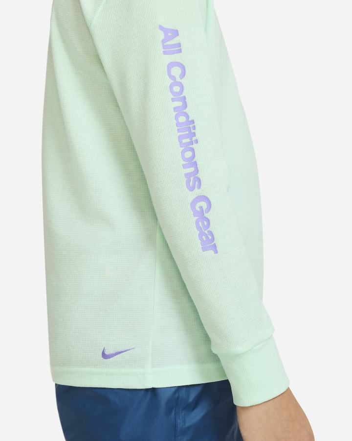 Camisas Nike ACG Dri-FIT Kids Long-Sleeve Top Niña Verde Menta | ULNXP-4237