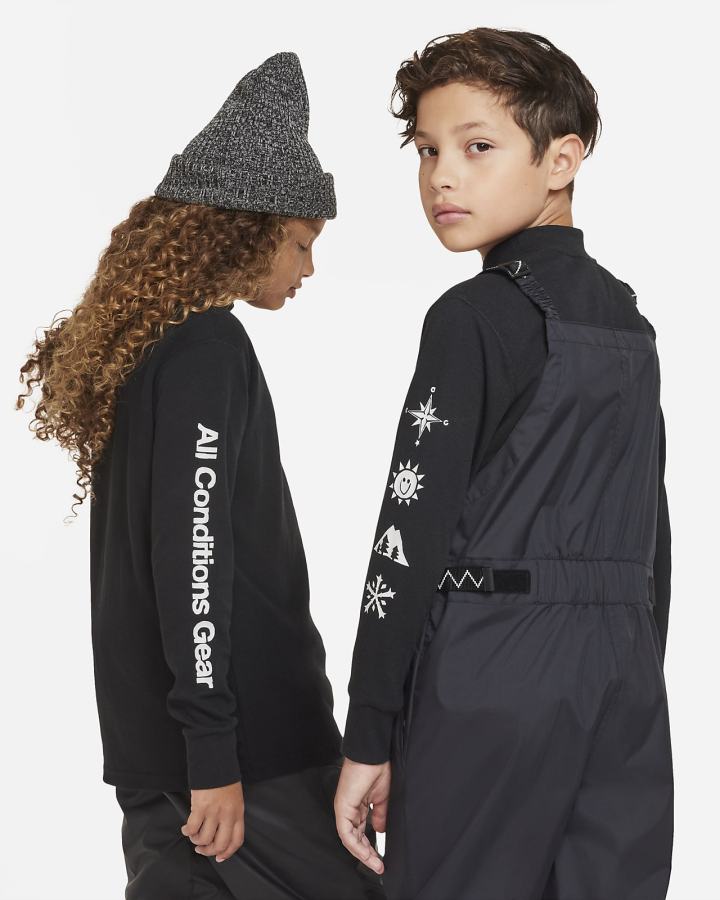 Camisas Nike ACG Dri-FIT Kids Long-Sleeve Top Niña Negras | XYGKB-4308