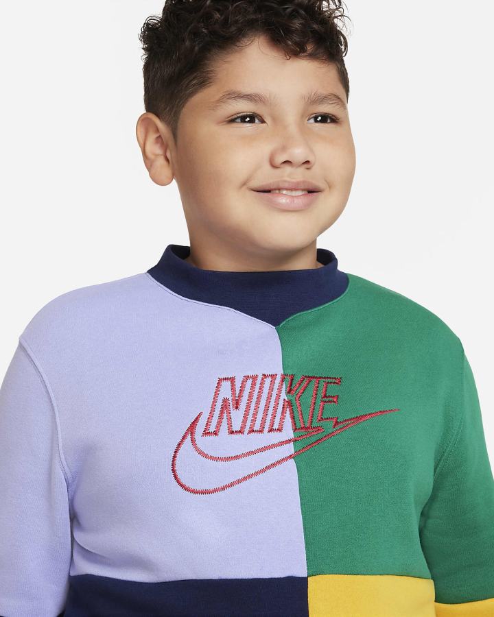Camisas Nike Dri-FIT Kids Long-Sleeve Training Top Niño Azul Marino Rojas | GNIYA-7920