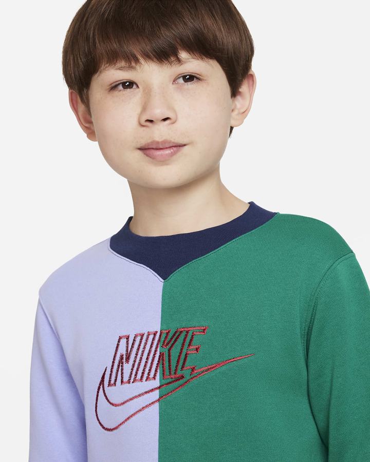 Camisas Nike Dri-FIT Kids Long-Sleeve Training Top Niño Azul Marino Rojas | YDNPG-3480