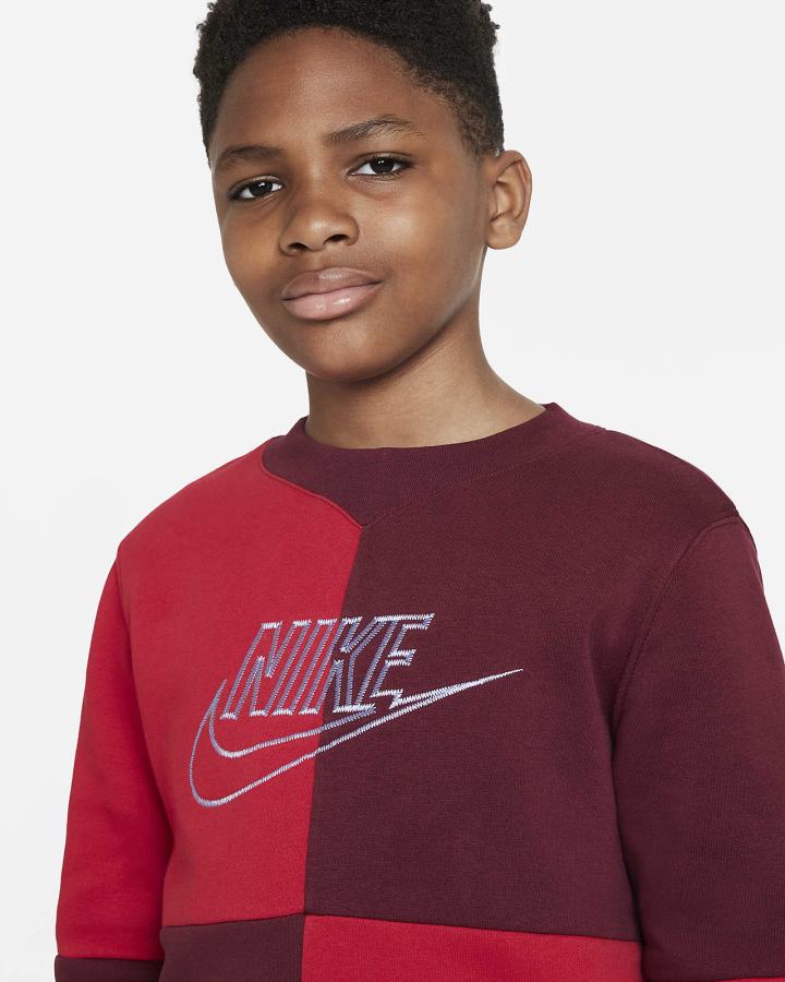 Camisas Nike Dri-FIT Kids Long-Sleeve Training Top Niño Rojas | YZNGP-4523