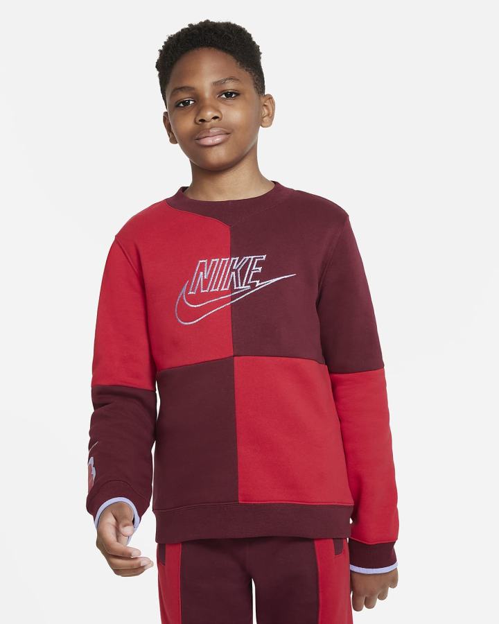 Camisas Nike Dri-FIT Kids Long-Sleeve Training Top Niño Rojas | YZNGP-4523