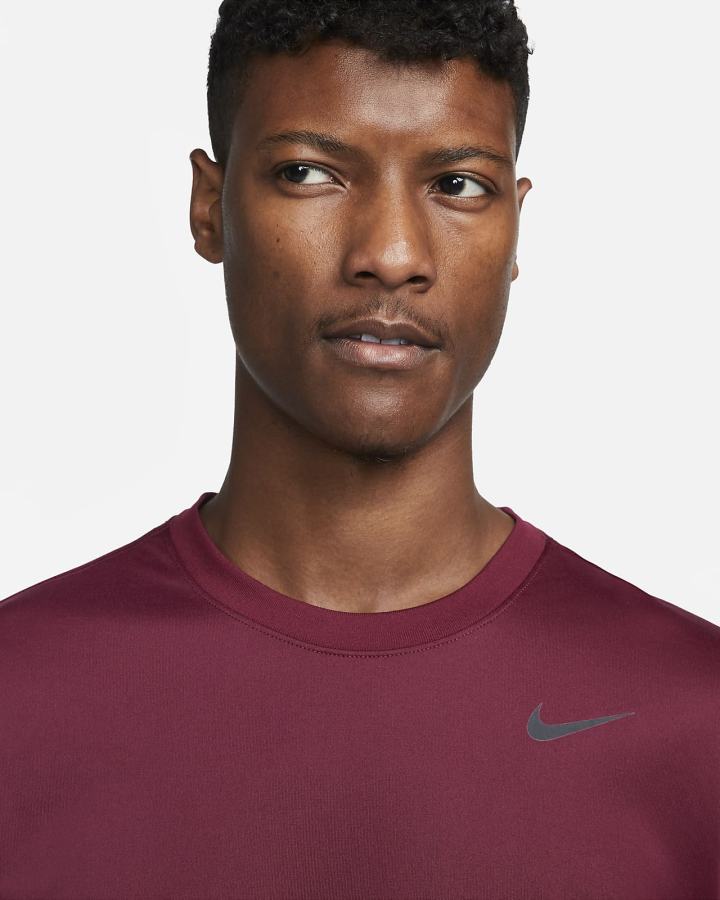 Camisas Nike Dri-FIT Legend Long-Sleeve Fitness Top Hombre Negras | HDAIU-8514