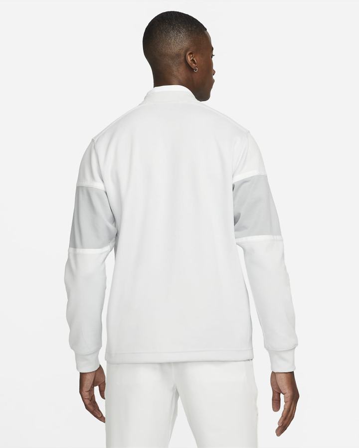 Camisas Nike Dri-FIT Long-Sleeve Golf Top Hombre Gris Claro Blancas | FUAVT-3042