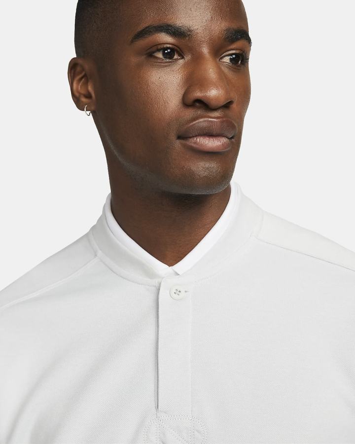 Camisas Nike Dri-FIT Long-Sleeve Golf Top Hombre Gris Claro Blancas | FUAVT-3042