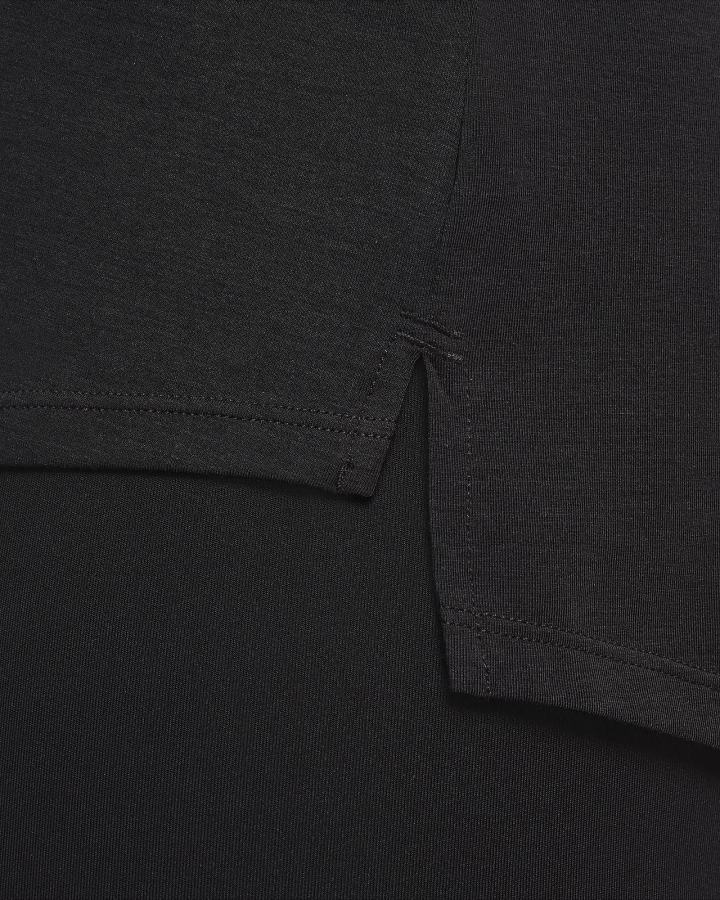 Camisas Nike Dri-FIT UV One Luxe Standard Fit Long-Sleeve Top Mujer Negras | ADJGO-9524