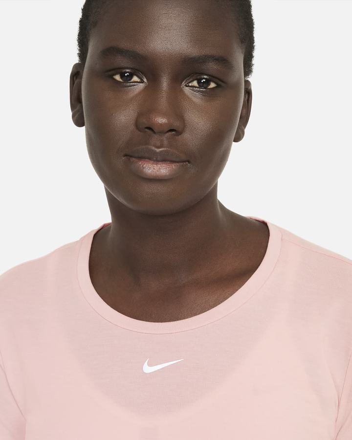 Camisas Nike Dri-FIT UV One Luxe Standard Fit Long-Sleeve Top Mujer Rosas | BHJLA-7640