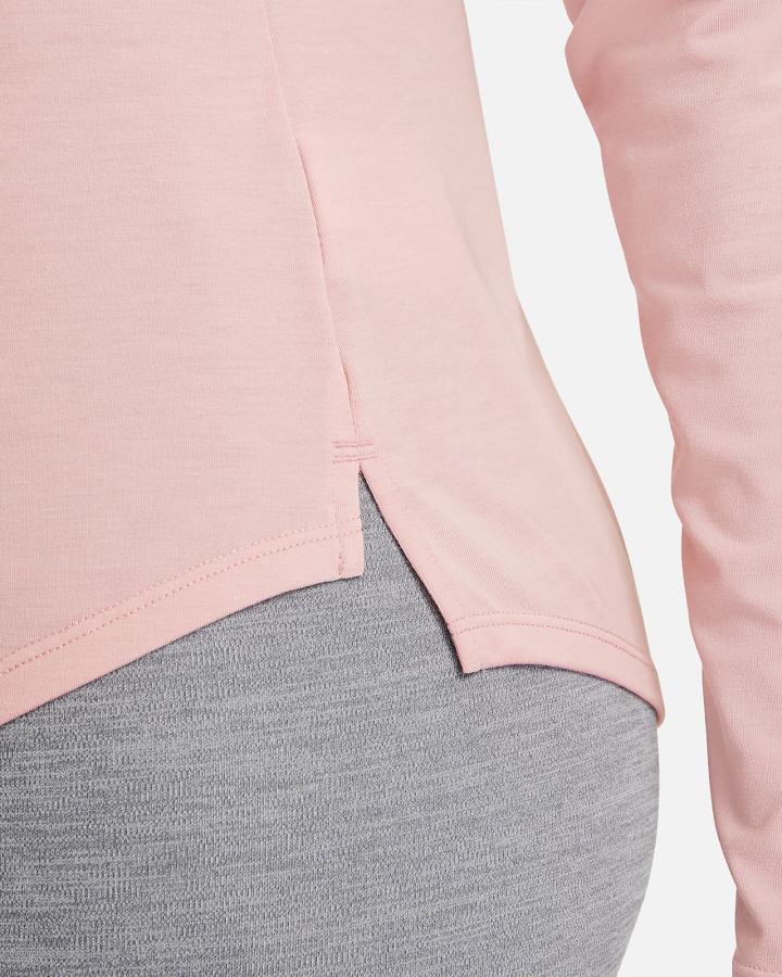 Camisas Nike Dri-FIT UV One Luxe Standard Fit Long-Sleeve Top Mujer Rosas | BHJLA-7640