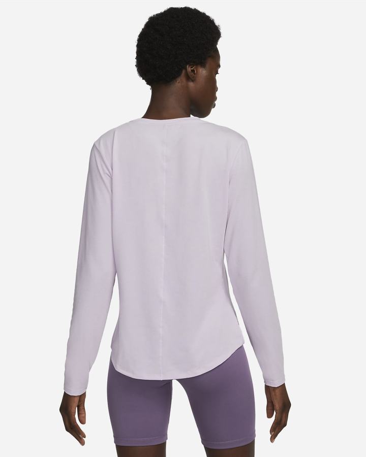 Camisas Nike Dri-FIT UV One Luxe Standard Fit Long-Sleeve Top Mujer Moradas | GTQEF-2914