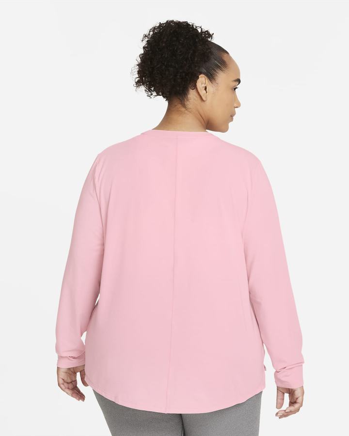 Camisas Nike Dri-FIT UV One Luxe Standard Fit Long-Sleeve Top Mujer Rosas | NSMXC-3269