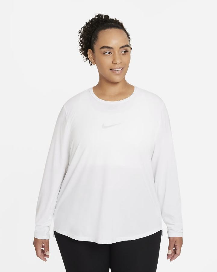 Camisas Nike Dri-FIT UV One Luxe Standard Fit Long-Sleeve Top Mujer Blancas | QSPXM-4125