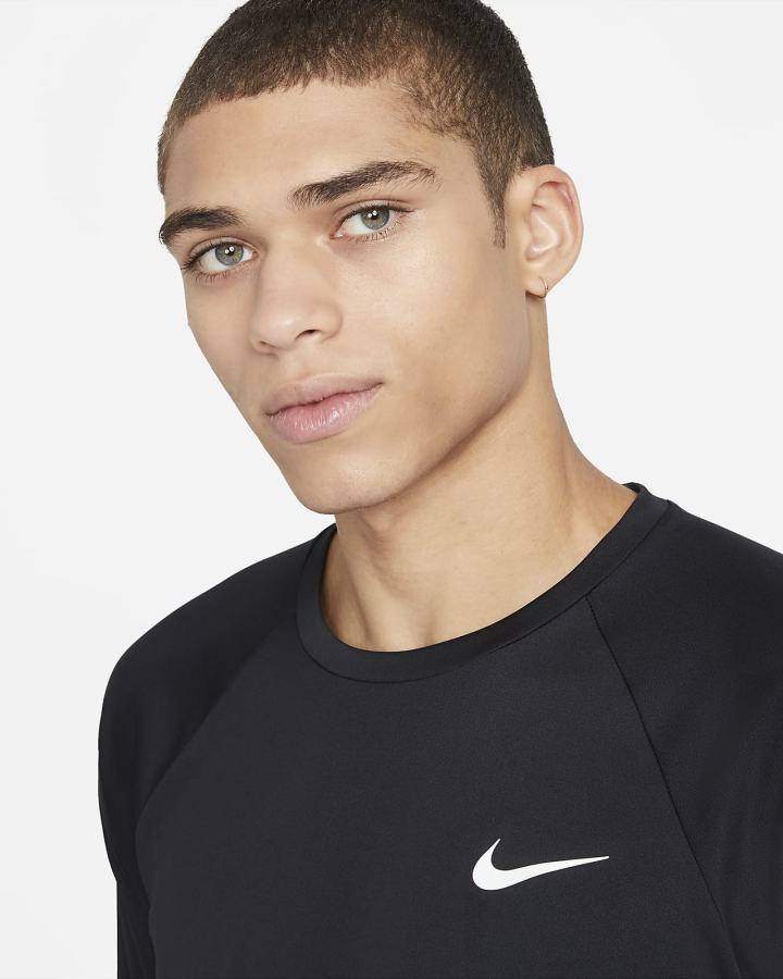 Camisas Nike Essential Long-Sleeve Hydroguard Swim Hombre Negras | UQMHA-2986