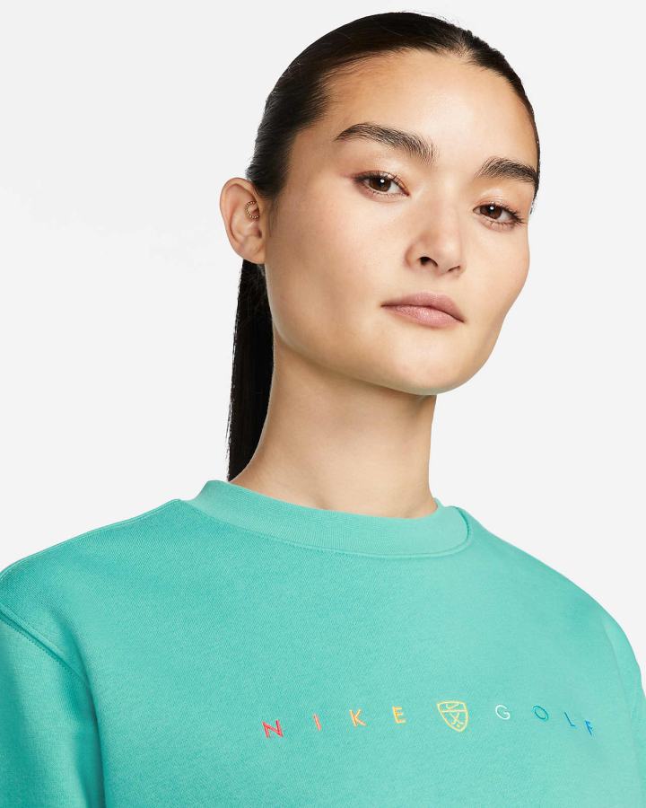 Camisas Nike Golf Crew Top Mujer Turquesa | JQMZV-4203