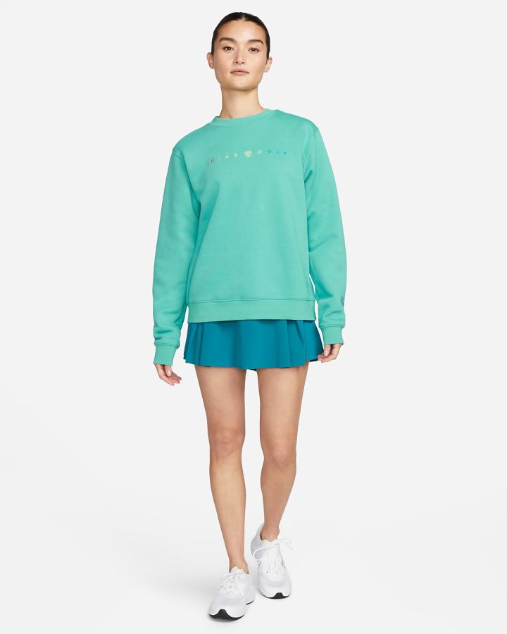 Camisas Nike Golf Crew Top Mujer Turquesa | JQMZV-4203