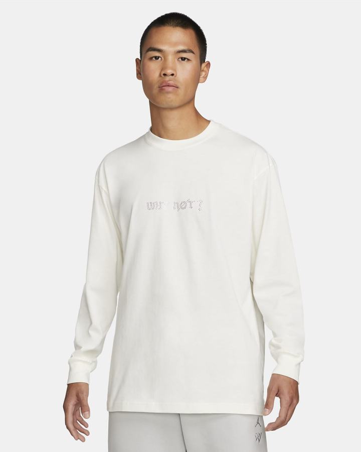 Camisas Nike Jordan 'Why Not' Long-Sleeve Top Hombre Blancas | NBKJI-1493