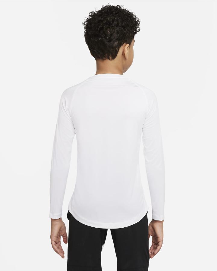 Camisas Nike Pro Dri-FIT Kids Long-Sleeve Top Niño Blancas | XWOBK-4918