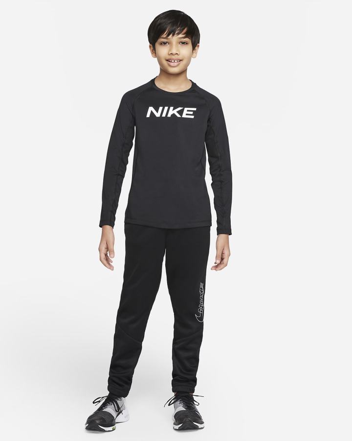 Camisas Nike Pro Dri-FIT Kids Long-Sleeve Top Niño Blancas | XWOBK-4918