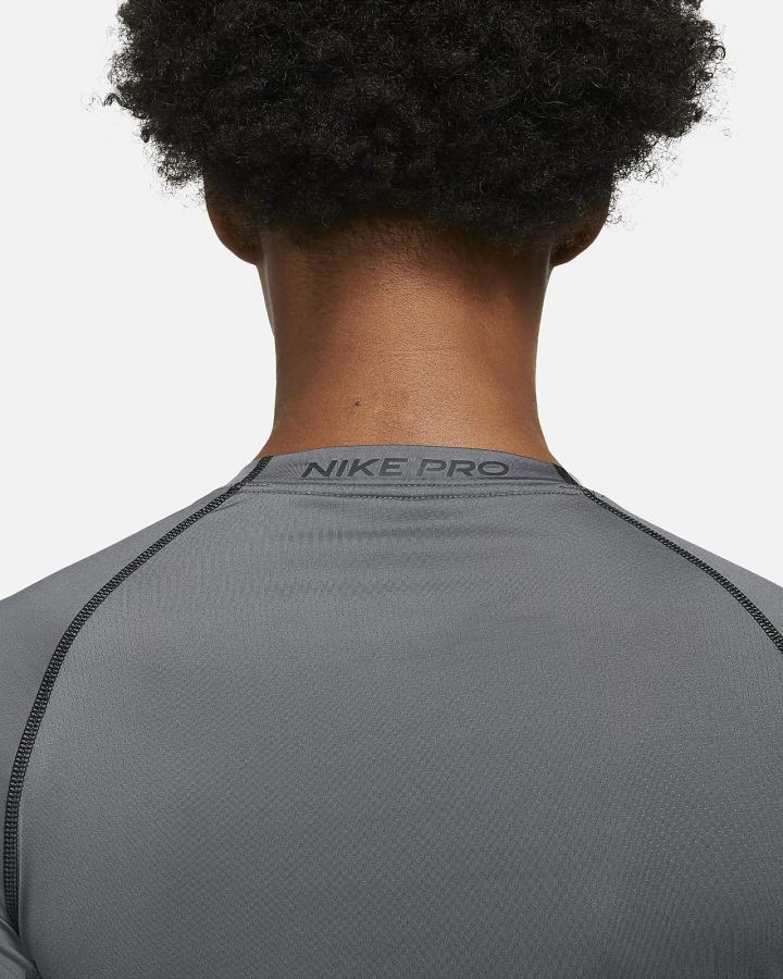 Camisas Nike Pro Dri-FIT Tight Fit Long-Sleeve Top Hombre Gris Negras | UHDMO-6314