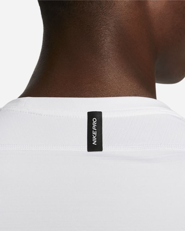 Camisas Nike Pro Long-Sleeve Crew Hombre Blancas Negras | AVHLQ-3198