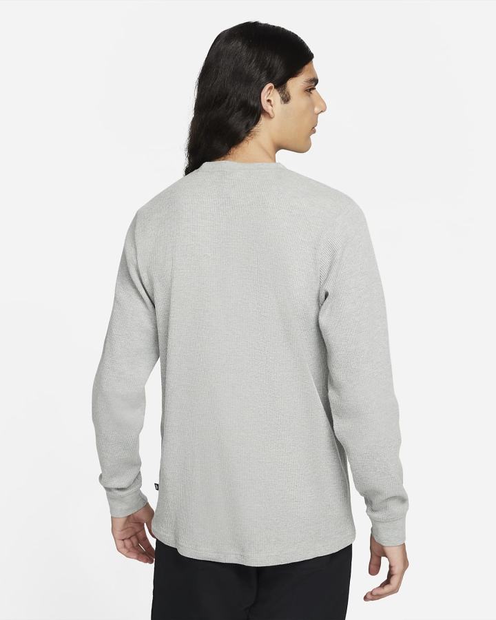 Camisas Nike SB Long-Sleeve Skate Thermal Hombre Gris Oscuro | BZPLA-6284