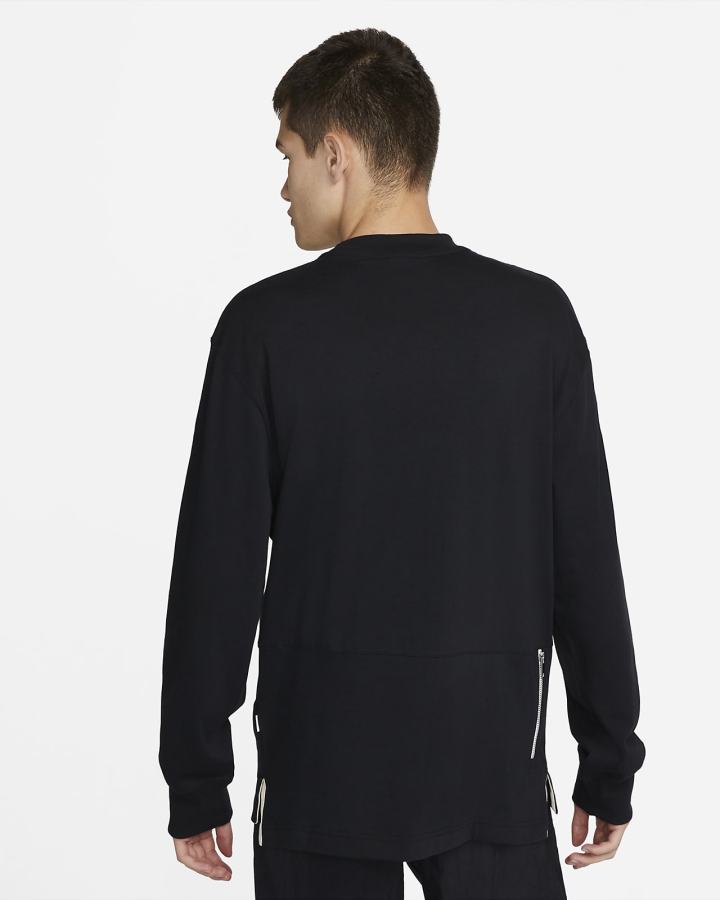 Camisas Nike Sportswear Style Essentials Long-Sleeve Mock Neck Top Hombre Negras Plateadas | TDEGF-5723