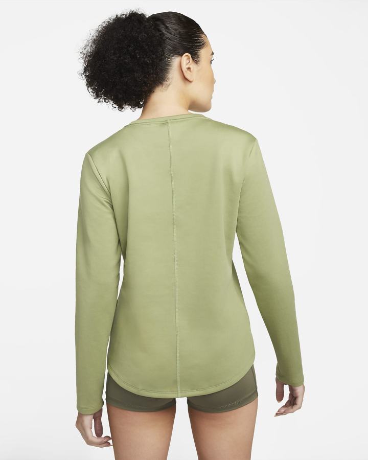 Camisas Nike Therma-FIT One Long-Sleeve Top Mujer Blancas | MFIEZ-0649