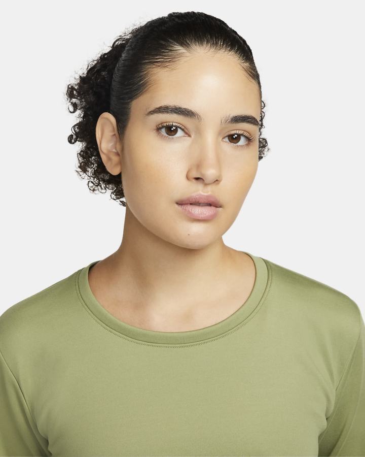 Camisas Nike Therma-FIT One Long-Sleeve Top Mujer Blancas | MFIEZ-0649