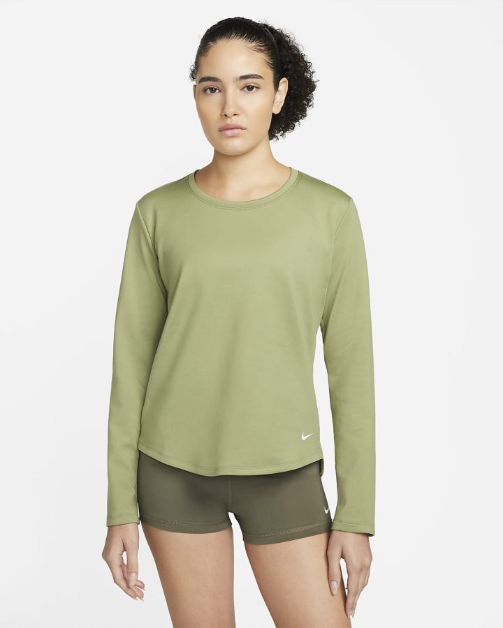 Camisas Nike Therma-FIT One Long-Sleeve Top Mujer Blancas | MFIEZ-0649