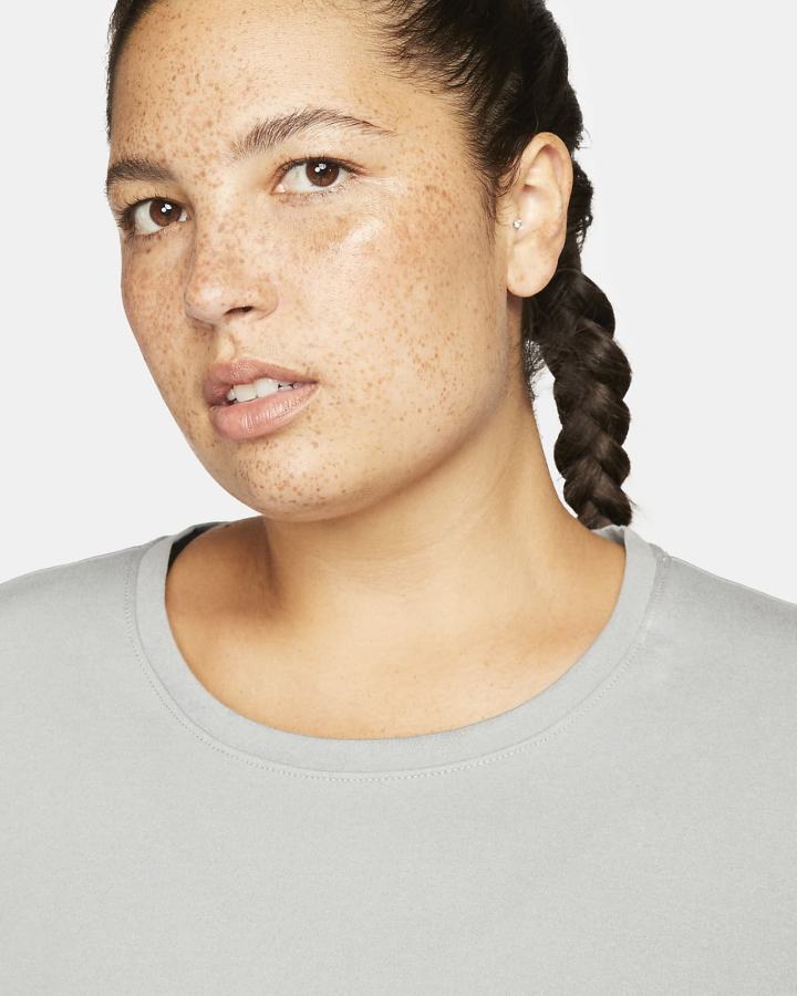 Camisas Nike Therma-FIT One Long-Sleeve Top Mujer Gris Negras | TGYLJ-2074