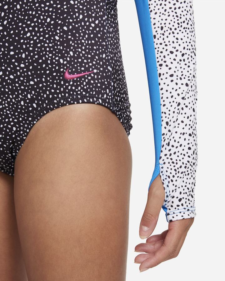Camisas Nike Water Dots Kids Long-Sleeve One Piece Niña Negras | FKQIA-1978