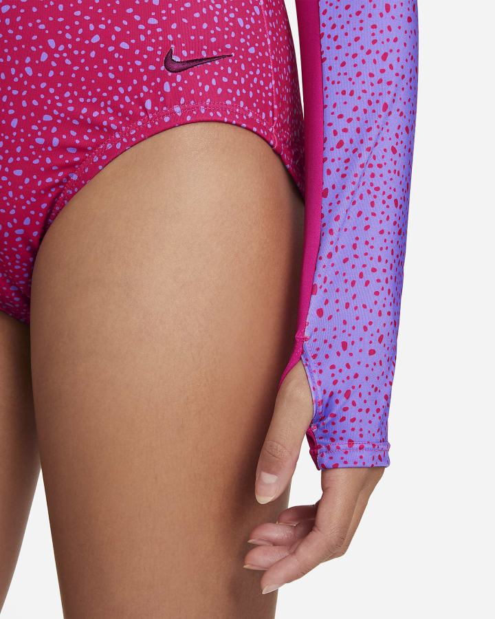 Camisas Nike Water Dots Kids Long-Sleeve One Piece Niña Rosas | JANGX-9813