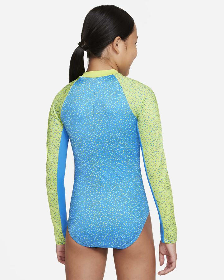 Camisas Nike Water Dots Kids Long-Sleeve One Piece Niña Azules | LPSEQ-5308