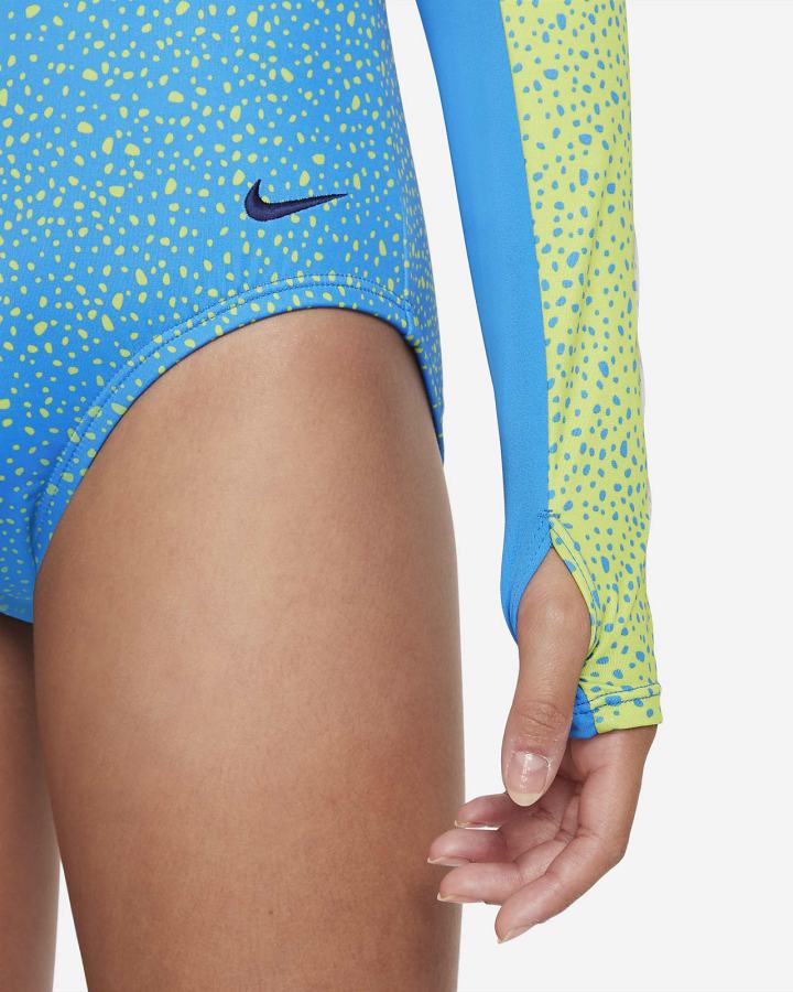 Camisas Nike Water Dots Kids Long-Sleeve One Piece Niña Azules | LPSEQ-5308