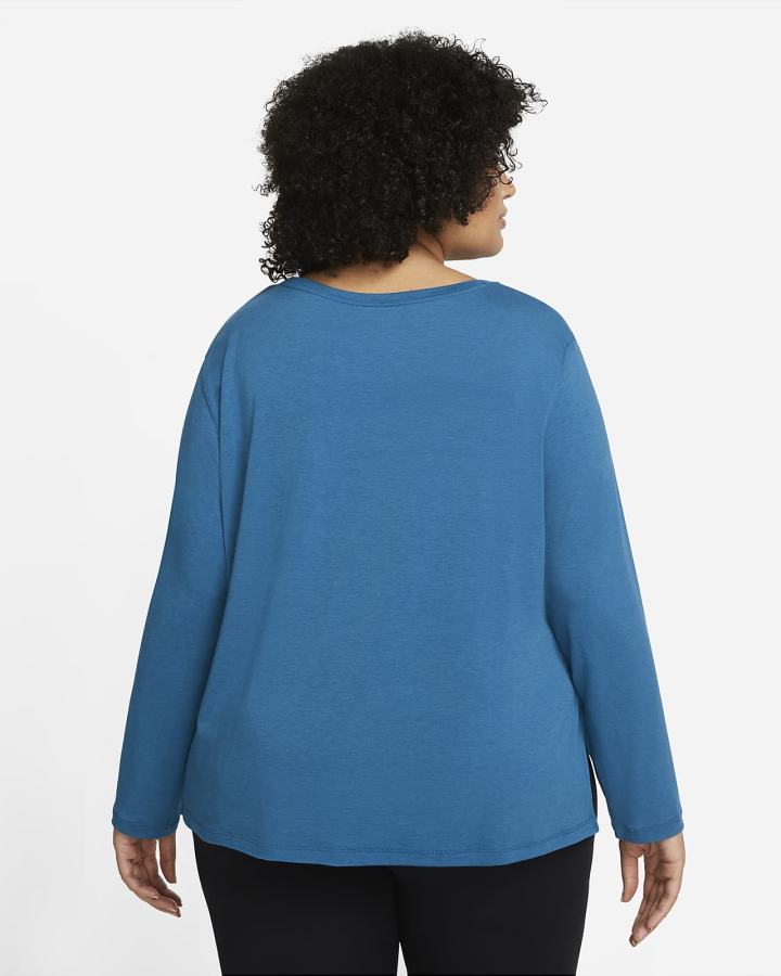 Camisas Nike Yoga Dri-FIT Long-Sleeve Top Mujer Gris | DYRPF-7153