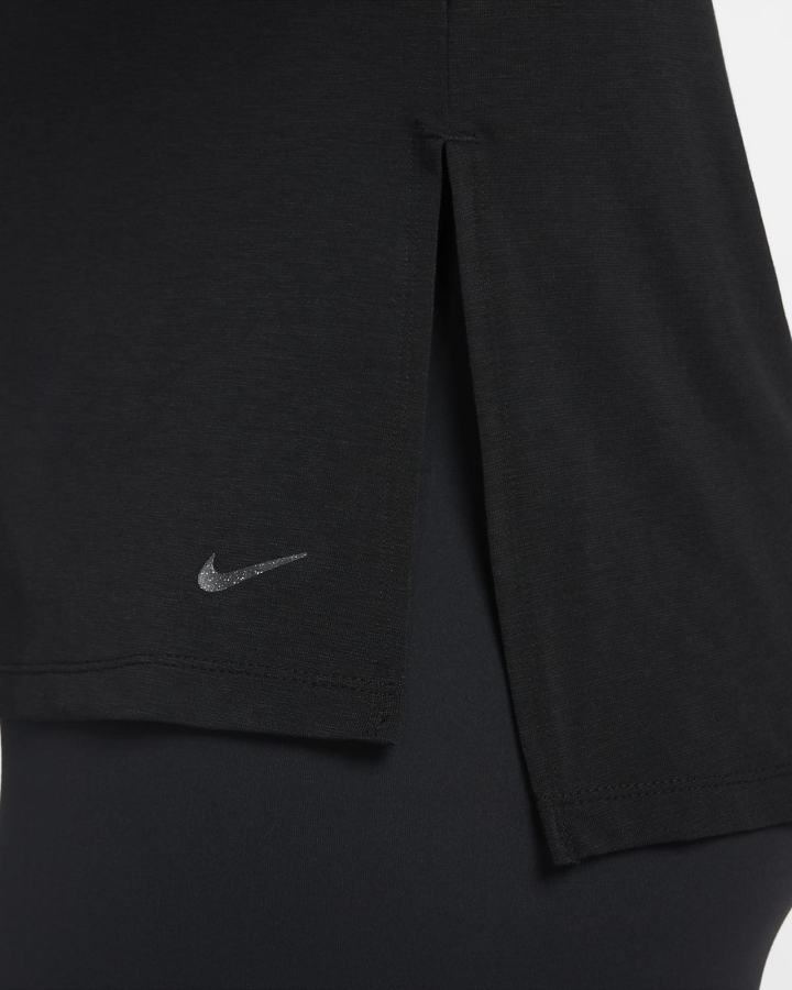 Camisas Nike Yoga Dri-FIT Long-Sleeve Top Mujer Negras Gris | FLYNS-6248