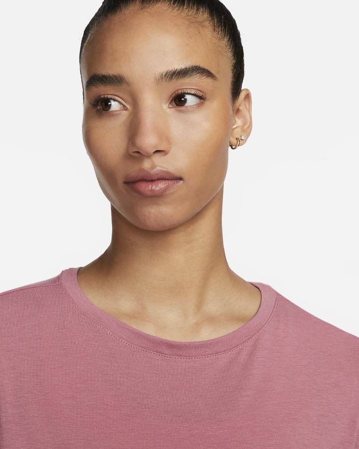 Camisas Nike Yoga Dri-FIT Long-Sleeve Top Mujer Gris | NDXWP-6721