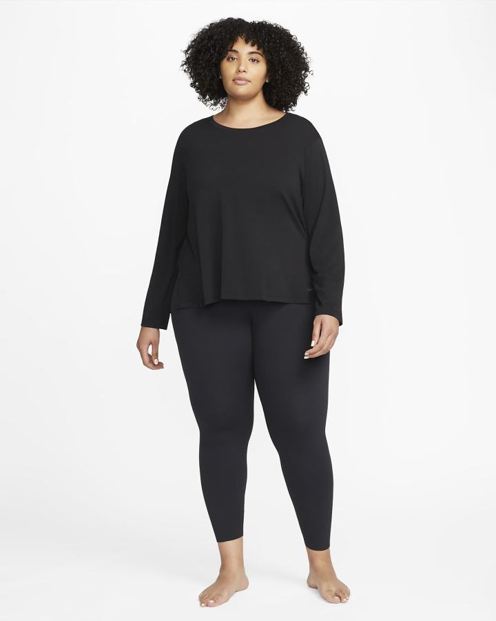 Camisas Nike Yoga Dri-FIT Long-Sleeve Top Mujer Gris | NDXWP-6721
