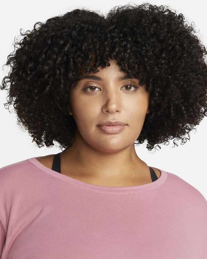 Camisas Nike Yoga Dri-FIT Long-Sleeve Top Mujer Gris | PZMTL-2967