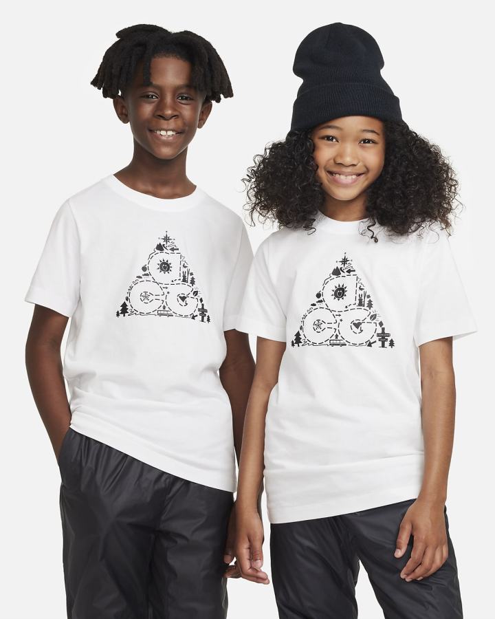 Camiseta Nike ACG Kids Niña Blancas | CNFQZ-6578