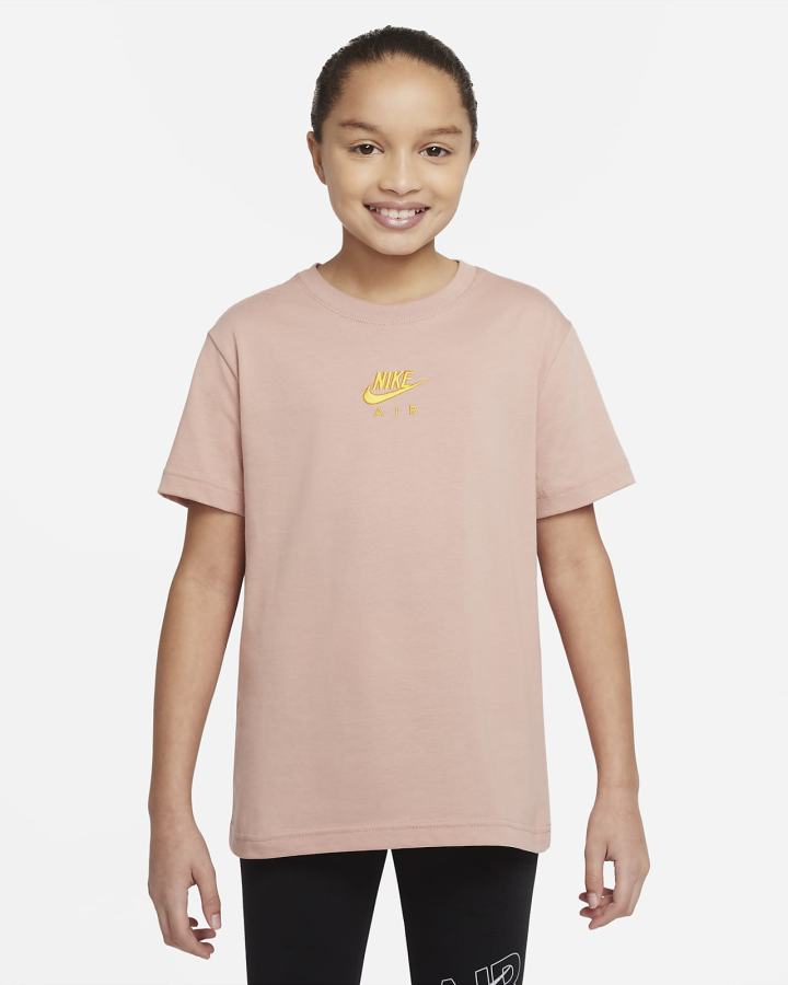 Camiseta Nike Air Kids Niña Rosas | KCEZN-1094