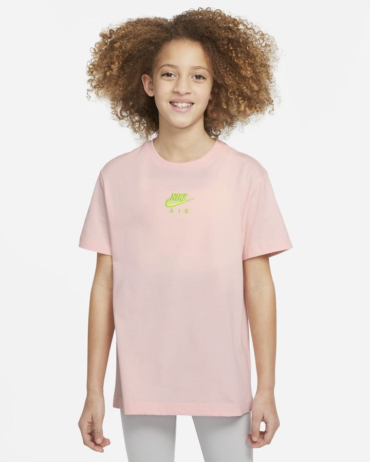Camiseta Nike Air Kids Niña Rosas | KCEZN-1094
