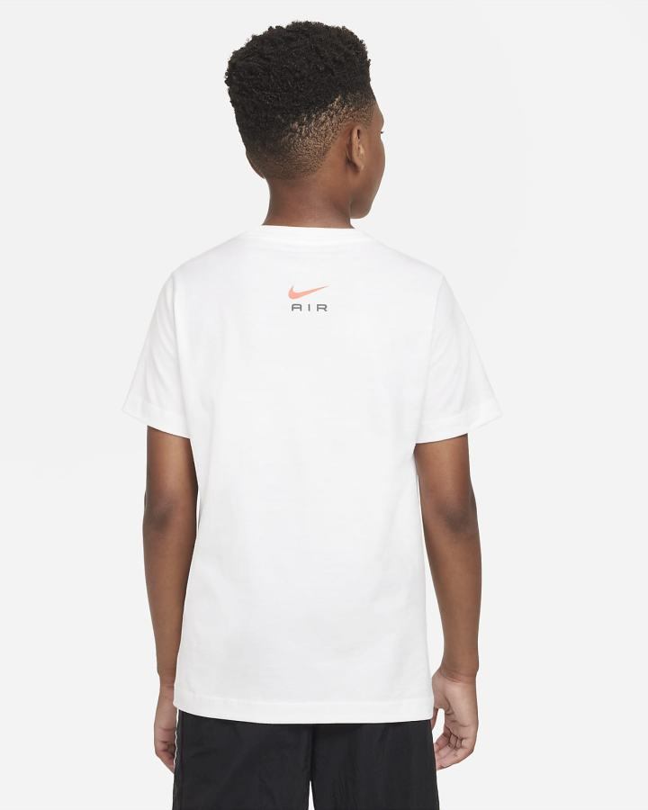 Camiseta Nike Air Kids Niño Blancas | ZVSMP-7560