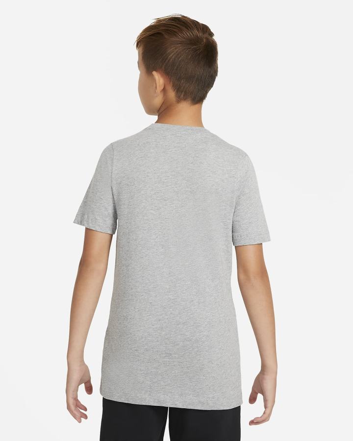 Camiseta Nike Air Kids Niño Gris Oscuro | ADHGS-4207