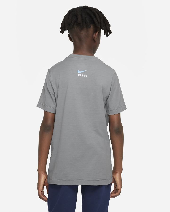 Camiseta Nike Air Kids Niño Gris | TJVIX-4321