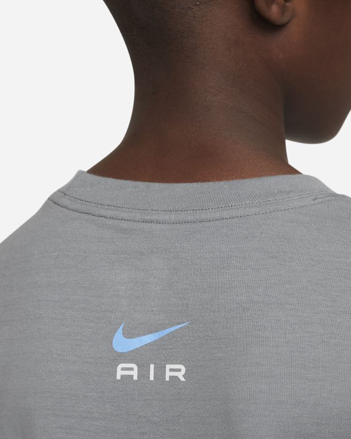 Camiseta Nike Air Kids Niño Gris | TJVIX-4321