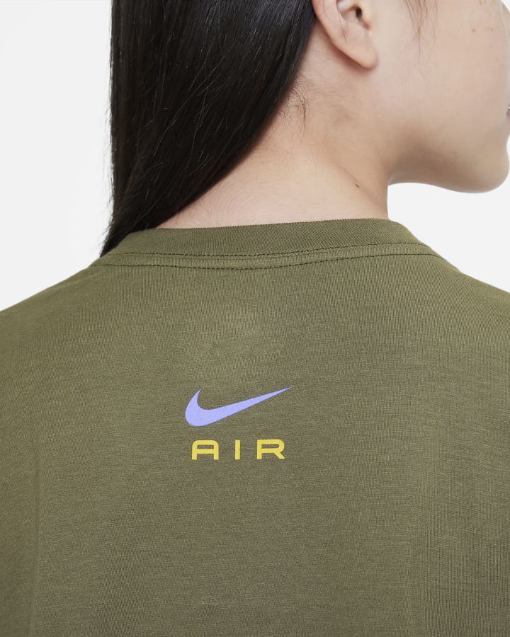 Camiseta Nike Air Kids Niño Verde Oliva | IDFEW-2197